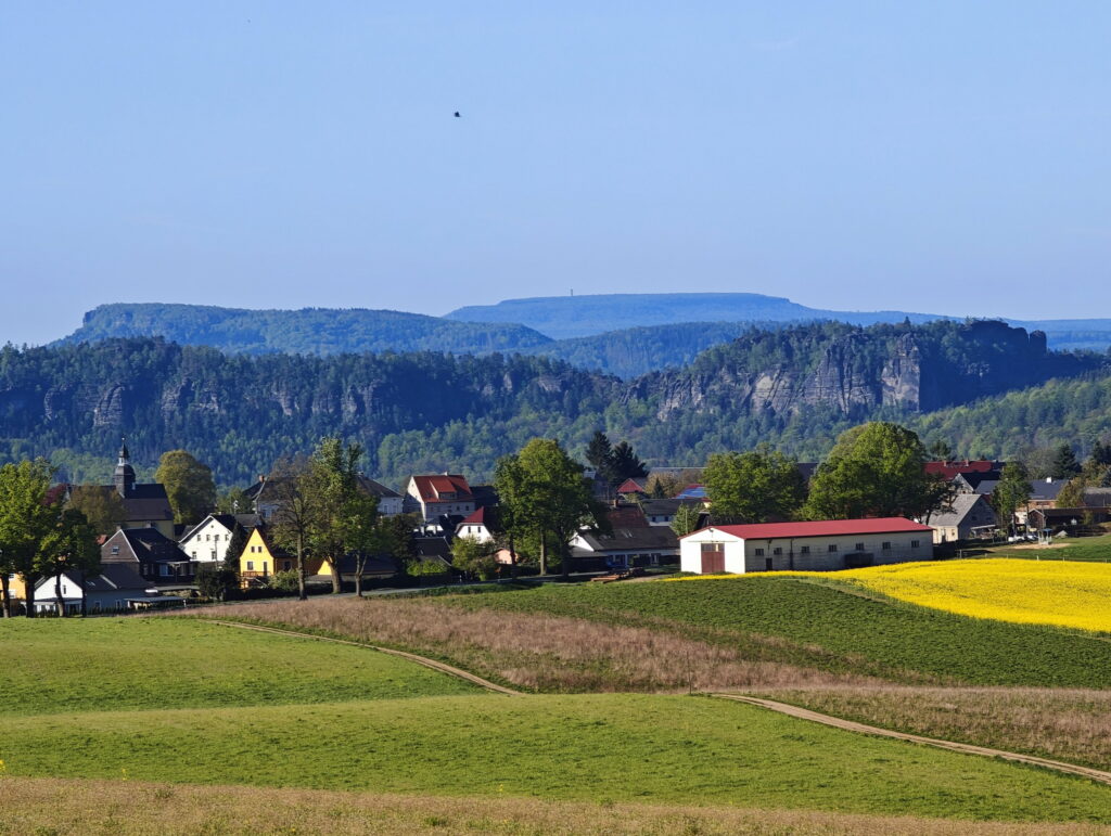 Ferienwohnung Sächsische Schweiz? Die Ferienwohnung Hier und Jetzt liegt ideal in der Natur