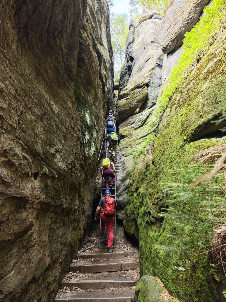 Abenteuer Schrammsteine - durch den Wildschützensteig zur Schrammsteinaussicht